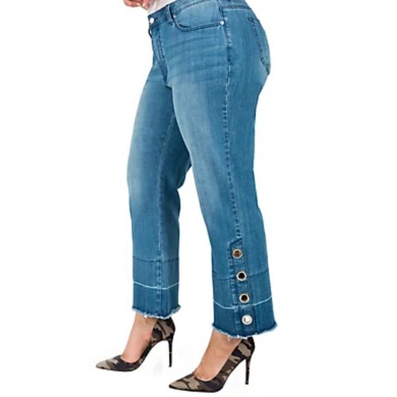 Standards & Practices Meryl Streight Cropped jeans size 16 - Picture 4 of 14